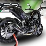 Scarico GPR compatibile con Benelli Leoncino 500 Trail 2017-2024 - Gpe Ann. Poppy