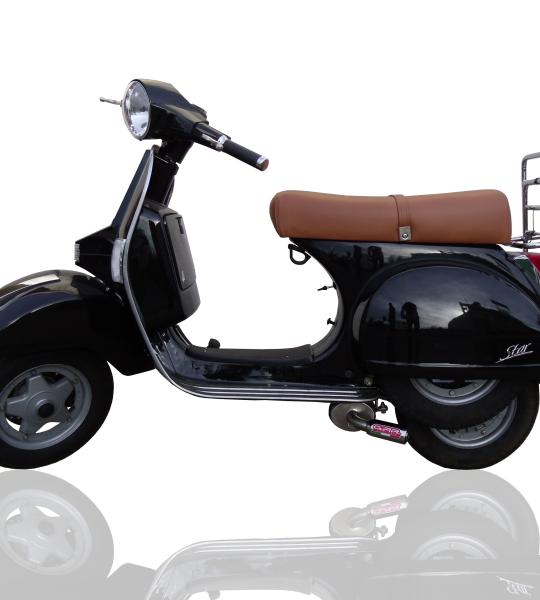 Scarico GPR compatibile con Lml Star 125 4 Tempi - 4 Strokes Genuine Stella  2010-2013 -  Alluminio -  Scarico completo omologato - fornito con db killer estraibile - catalizzatore e collettore