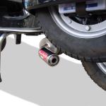 Scarico GPR compatibile con Lml Star 125 4 Tempi - 4 Strokes Genuine Stella  2010-2013 -  Alluminio -  Scarico completo omologato - fornito con db killer estraibile - catalizzatore e collettore