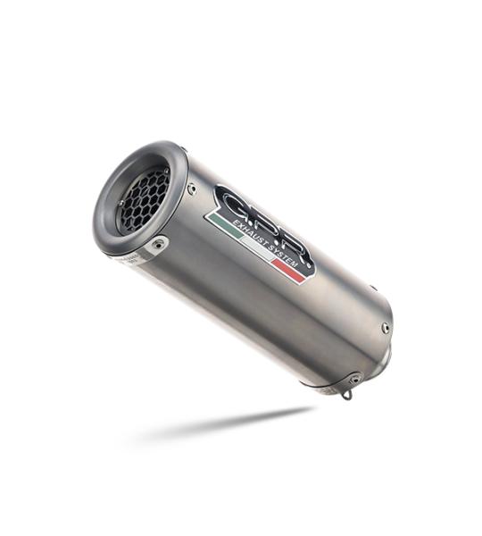 Scarico GPR compatibile con Kawasaki Versys 650 2006-2014 - M3 Titanium Natural