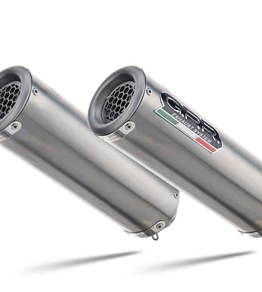 Scarico GPR compatibile con Ducati 848 2007-2013 - M3 Titanium Natural