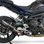 Scarico GPR compatibile con Yamaha Tracer 9 2021-2024 - Furore Evo4 Nero