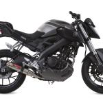 Scarico GPR compatibile con Yamaha Mt 125 2014-2016 -  Deeptone Inox -  Scarico completo omologato - fornito con db killer estraibile - catalizzatore e collettore