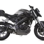 Scarico GPR compatibile con Yamaha Mt 125 2017-2019 - Furore Evo4 Nero