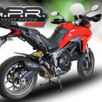 Scarico GPR compatibile con Ducati Multistrada 950 2017-2020 - GP Evo4 Black Titanium