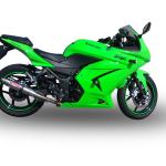 Scarico GPR compatibile con Kawasaki Ninja 250 R 2007-2016 - Deeptone Inox