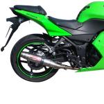 Scarico GPR compatibile con Kawasaki Z250  2013-2016 -  Deeptone Inox -  Scarico omologato -  silenziatore con db killer estraibile e raccordo specifico