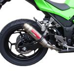 Scarico GPR compatibile con Kawasaki Ninja 300 R 2012-2017 - Deeptone Inox