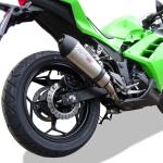 Scarico GPR compatibile con Kawasaki Ninja 300 R 2012-2017 - Gpe Ann. titanium