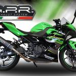 Scarico GPR compatibile con Kawasaki Z 500 2023-2025 - Furore Evo4 Nero