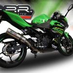Scarico GPR compatibile con Kawasaki Z 500 2023-2025 -  M3 Inox  -  Scarico omologato -  silenziatore con db killer estraibile e raccordo specifico