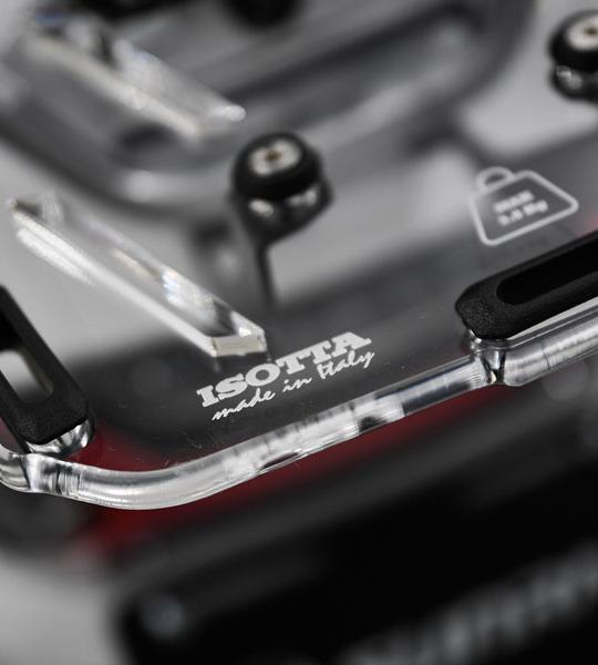 Portapacco In Plexy Trasparente  Per Sunra Robo-S