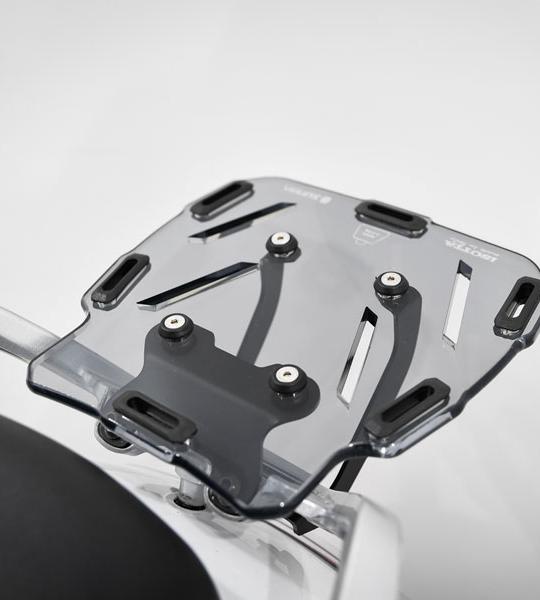 Portapacco In Plexy Fume Chiaro Per Sunra Robo'S