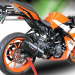 Scarico GPR compatibile con Ktm Rc 125 2017-2020 - Furore Evo4 Nero