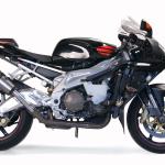 Scarico GPR compatibile con Aprilia Rsv 1000 R Factory 2006-2010 -  Gpe Ann. titanium -  Coppia di terminali di scarico omologati -  forniti con db killer removibili e raccordi specifici