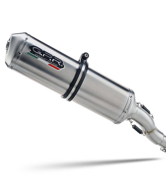 Scarico GPR compatibile con Suzuki Burgman An 650 2013-2016 - Satinox