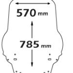 Parabrezza Per Suzuki Burgman 650 2013-2017
