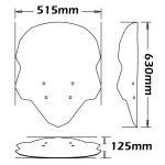 Parabrezza Regolabile Quadro 3-S-4 - Qooder - Qv3