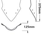 Cupolino Basso Per Kawasaki Z 800 2012 -2016