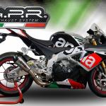 Scarico GPR compatibile con Aprilia Rsv4 1000 2015-2016 -  Gpe Ann. titanium -  Terminale di scarico omologato - fornito con db killer estraibile - catalizzatore e collettore