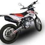 Scarico GPR compatibile con Beta RR 125 Enduro Lc 4t 2010-2018 - Furore Nero