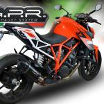 Scarico GPR compatibile con Ktm Super Duke 1290 R 2017-2019 - Furore Evo4 Nero