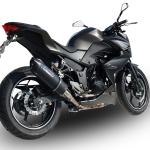 Scarico GPR compatibile con Kawasaki Z 300 2014-2017 - Furore Nero