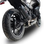 Scarico GPR compatibile con Kawasaki Z 300 2014-2017 - Furore Nero