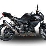 Scarico GPR compatibile con Kawasaki Z 300 2014-2017 - Gpe Ann. titanium