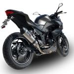 Scarico GPR compatibile con Kawasaki Z 300 2014-2017 - Gpe Ann. titanium