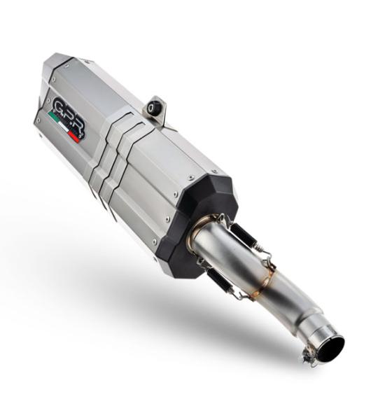 Scarico GPR compatibile con Benelli Trk 702 2023-2024 - Hyper Sonic Titanium