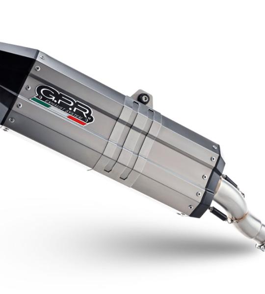 Scarico GPR compatibile con Benelli Trk 702 X 2023-2024 - Hyper Sonic Titanium