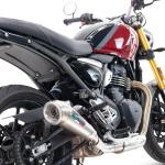 Scarico GPR compatibile con Triumph Scrambler 400 X 2023-2025 - Powercone Evo