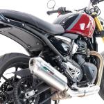 Scarico GPR compatibile con Triumph Scrambler 400 X 2023-2025 - Satinox 