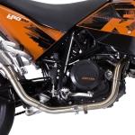 Scarico GPR compatibile con Ktm Supermoto 690 2007-2009 -  Powercone Evo -  Scarico completo omologato - fornito con db killer estraibile e collettore