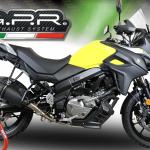Scarico GPR compatibile con Suzuki V-Strom 650 2021-2025 - Furore Evo4 Nero