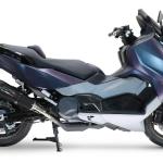 Scarico GPR compatibile con Sym Maxsym TL 508 2021-2024 - GP Evo4 Black Titanium