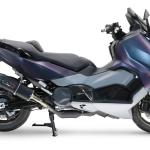 Scarico GPR compatibile con Sym Maxsym TL 508 2021-2024 - Furore Evo4 Nero