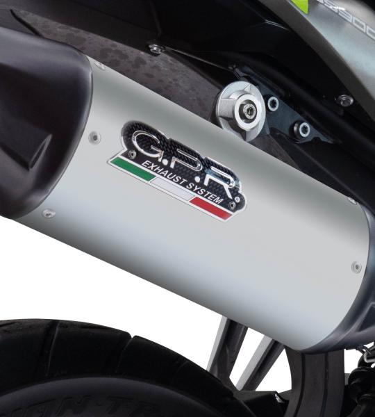 Scarico GPR compatibile con Suzuki V-STROM DL 800 DE - SE 2023-2025 - Furore-X Titanio