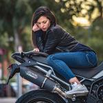 Scarico GPR compatibile con Triumph Tiger 900 2020-2023 - Furore Evo4 Nero