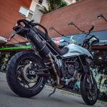 Scarico GPR compatibile con Triumph Tiger 900 2020-2023 - Furore Evo4 Nero