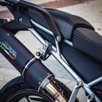 Scarico GPR compatibile con Triumph Tiger 900 2020-2023 - Furore Evo4 Nero