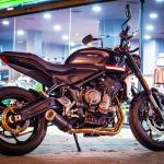 Scarico GPR compatibile con Triumph Trident 660 2021-2024 - M3 Black Titanium