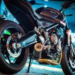 Scarico GPR compatibile con Triumph Trident 660 2021-2024 - M3 Black Titanium