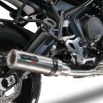 Scarico GPR compatibile con Triumph Tiger Sport 660 2022-2024 - M3 Titanium Natural