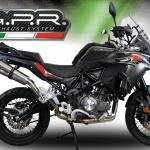 Scarico GPR compatibile con Benelli Trk 502 X 2017-2020 - GP Evo4 Titanium