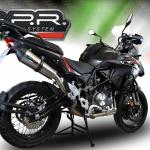 Scarico GPR compatibile con Benelli Trk 502 X 2017-2020 - GP Evo4 Titanium
