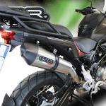 Scarico GPR compatibile con Benelli Trk 502 X 2017-2020 - GP Evo4 Titanium
