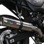 Scarico GPR compatibile con Suzuki V-Strom DL650 2017-2020 - M3 Inox