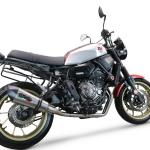 Scarico GPR compatibile con Yamaha Xsr 700 2017-2020 - Gpe Ann. titanium